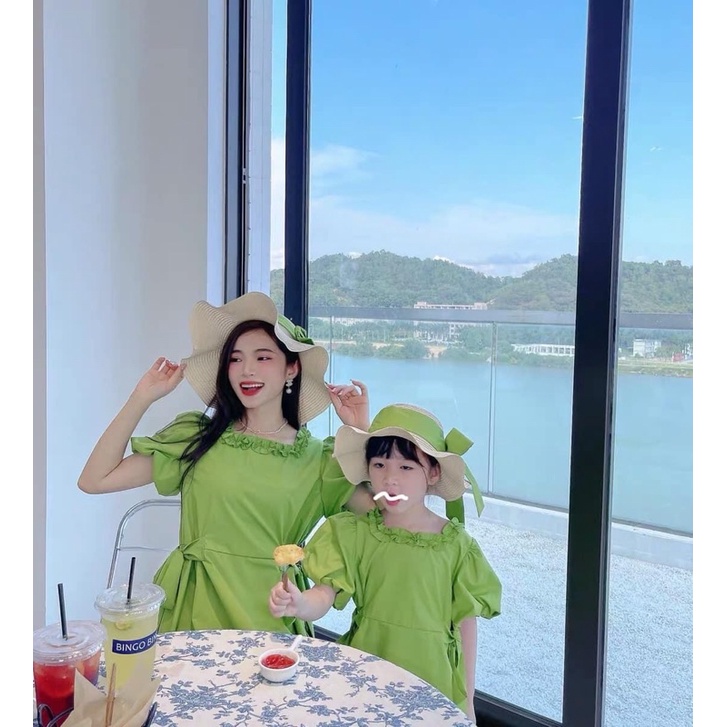 Set đầm đôi cho mẹ và bé gái