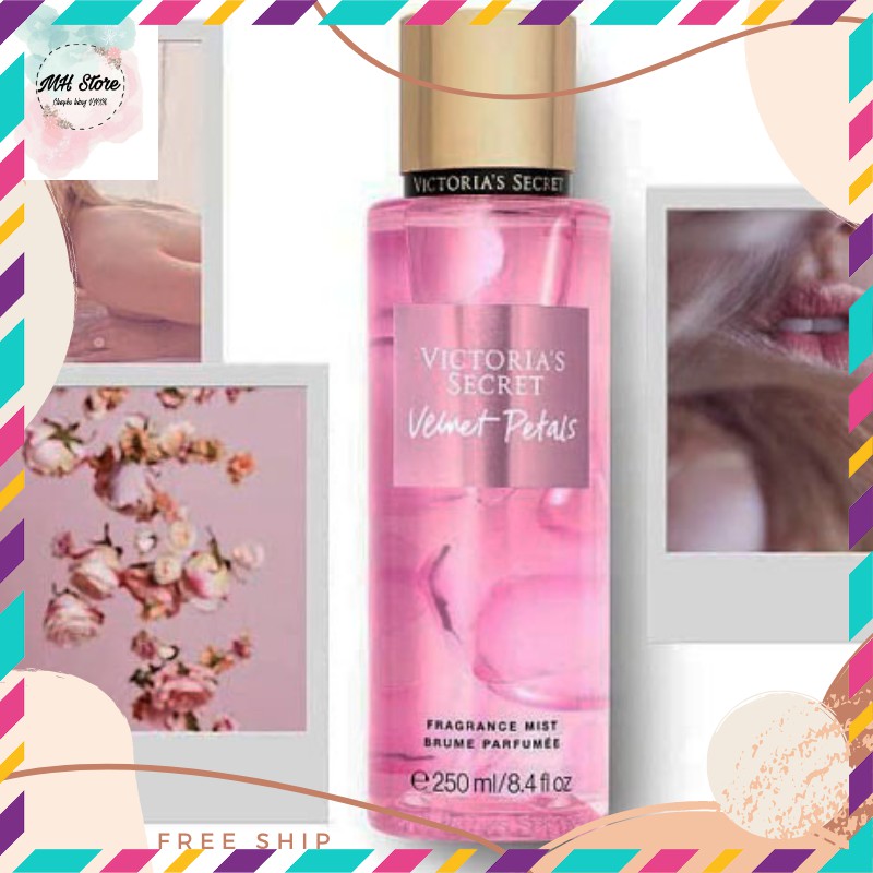 Xịt Thơm Body mist Victoria ’s Secret (250ml - chiết 100ml) 🌺 🌺 Aqua Kiss, Love Spell, Velvet Petals, Amber Romance | BigBuy360 - bigbuy360.vn