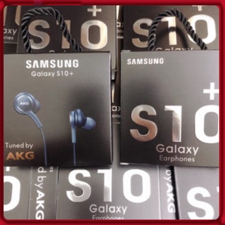 Tai nghe samsung nhét tai có dây AKG S10+ jack 3.5 linh kiện, tương thích nhiều loại máy, chống ồn cao, âm thanh hay