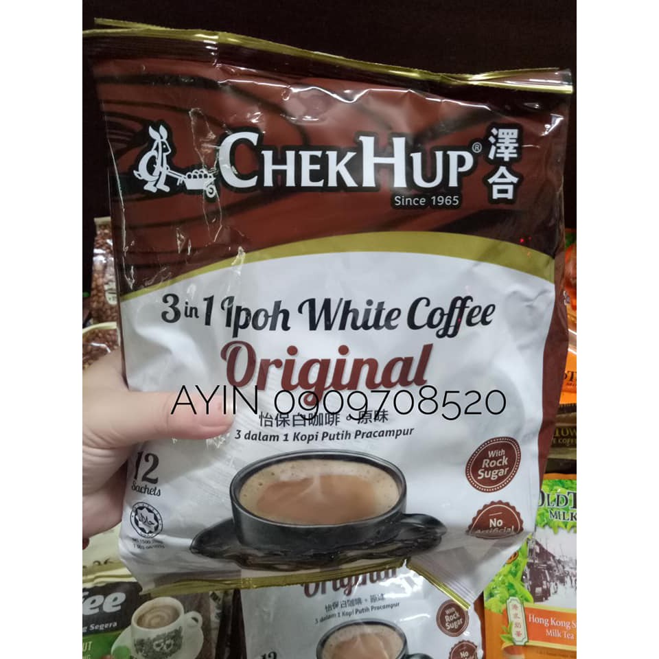 Cà phê trắng Chek Hup White Coffee Malaysia ( Rich ( King ) / Original / Coffee &Creamer / Less Sweet ) | BigBuy360 - bigbuy360.vn