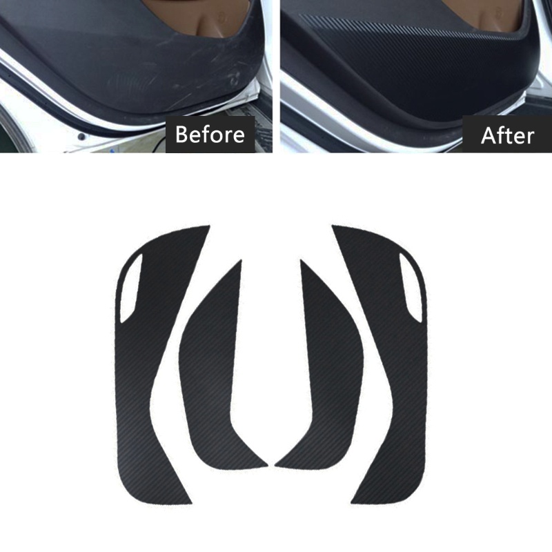 Bộ 4 Đề Can Dán Bên Trong Cửa Xe Hơi Hyundai Tucson 2015 Chống Đá