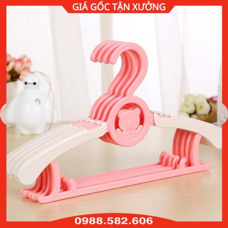 [SET 5 CHIẾC] Mắc Treo Quần Áo Hình Gấu Đáng Yêu - Móc Phơi Quần Áo Trẻ Em - BTT00202