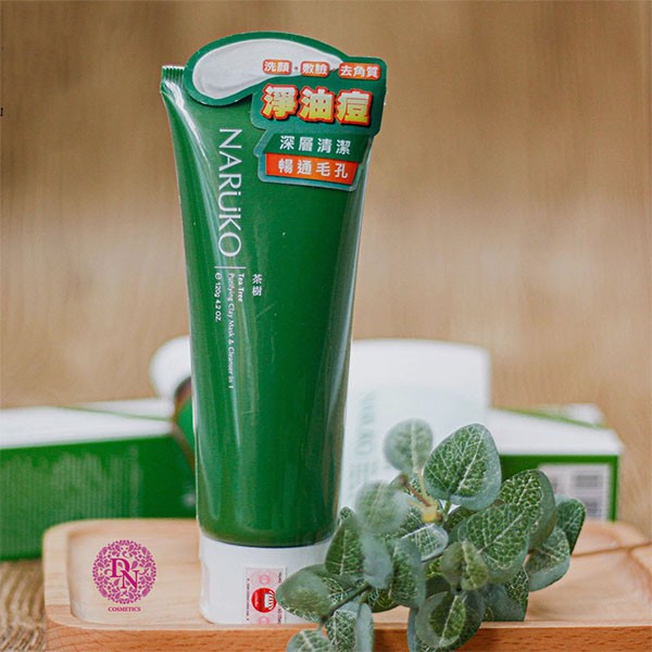 Sữa rửa mặt Naruko tràm trà Tea Tree Purifying Clay Mask 120g (tuýp)