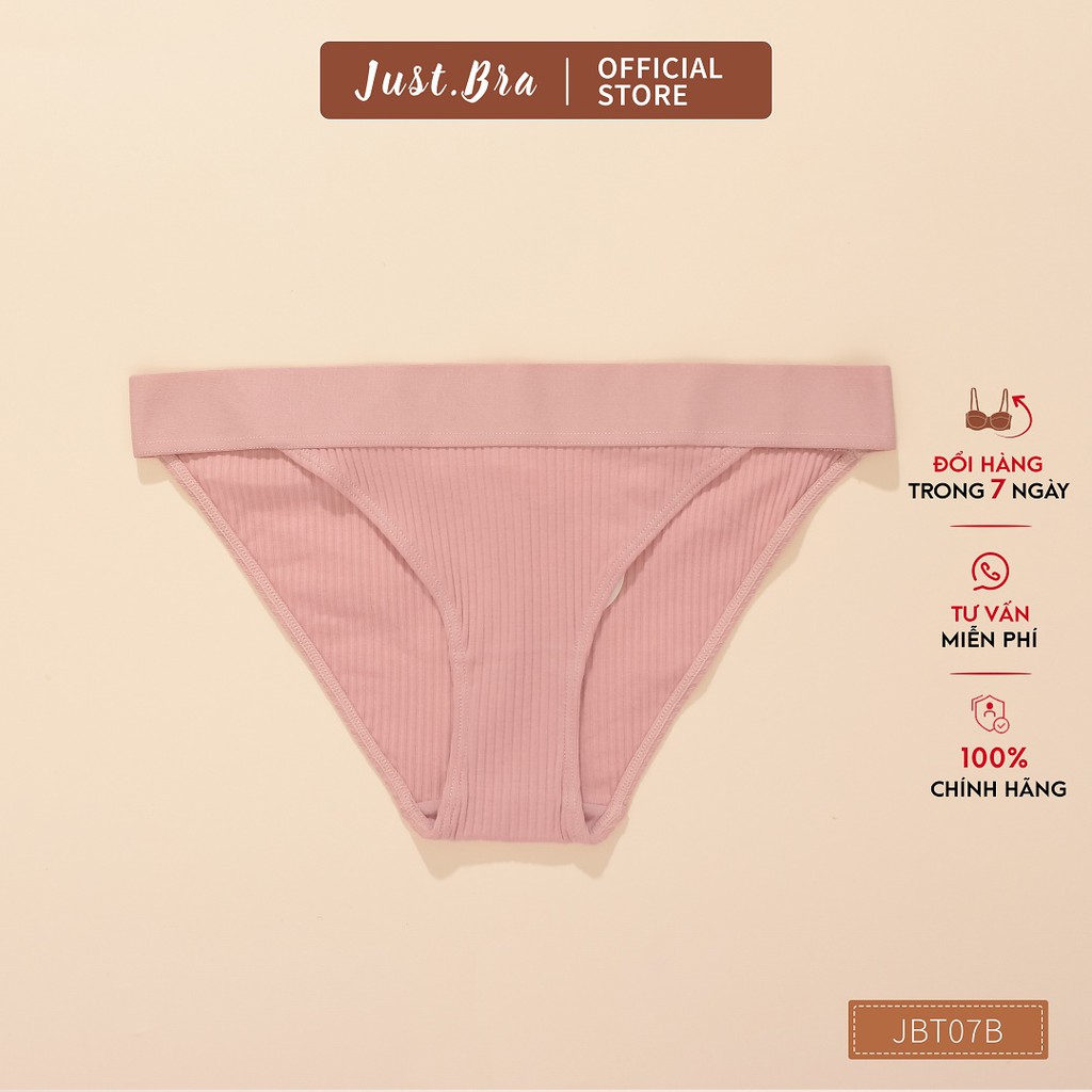 Quần lót nữ Just Bra thun gân mút mỏng thoáng mát, năng động JBT07B