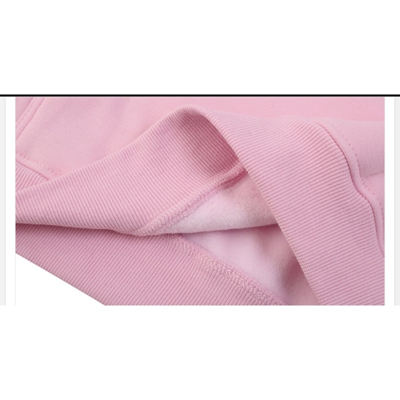 [DEAL SỐC] Áo hoodie nỉ lót lông cao cấp ulzzang nam nữ basic màu hồng hình mặt cười | BigBuy360 - bigbuy360.vn
