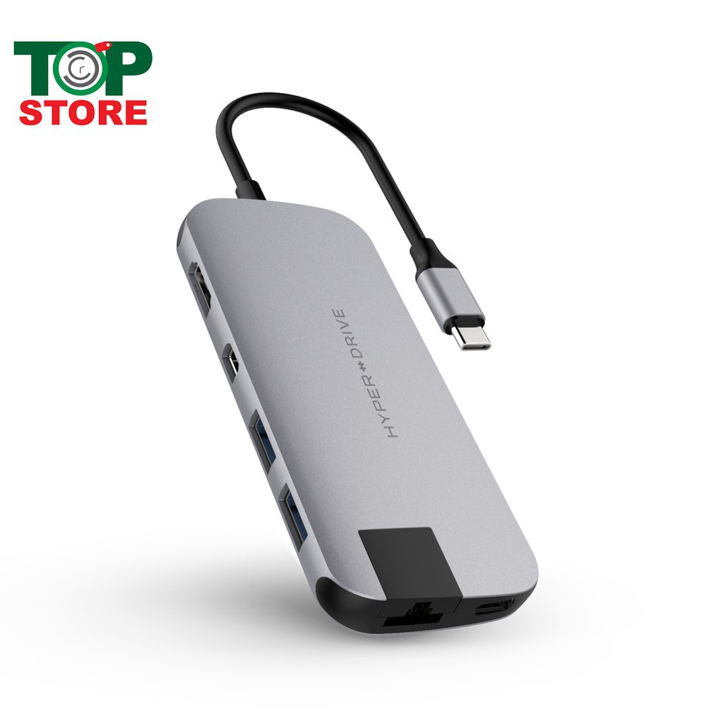 Cổng Chuyển Hyperdrive SLIM USB-C Multi Port Hub for MacBook, PC & Devices (HD247B)