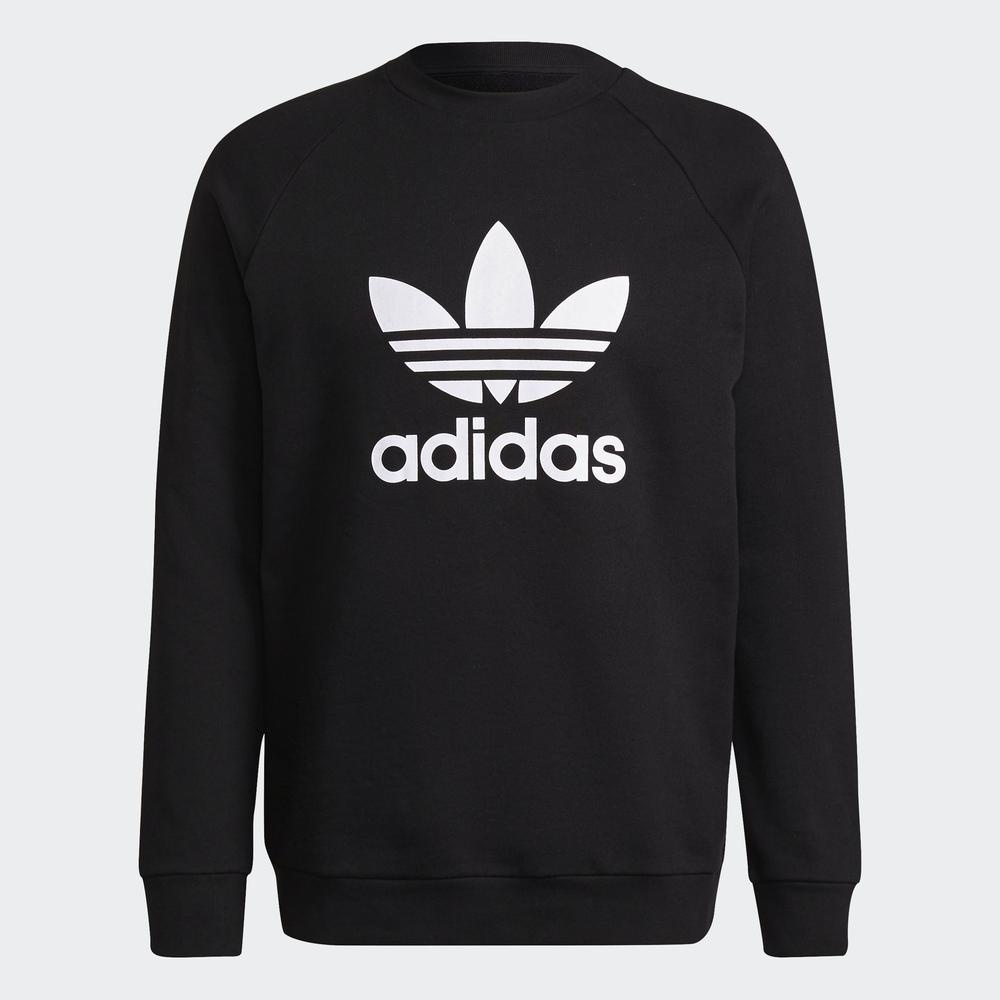 Áo Nỉ adidas ORIGINALS Nam Áo Sweatshirt Cổ Tròn Ba Lá Classics Adicolor Màu đen H06651