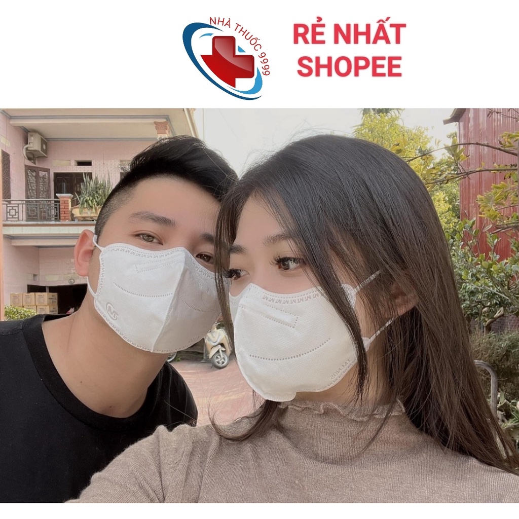 Khẩu trang 7D hộp 10 cái, mềm mịn khẩu trang kháng khuẩn