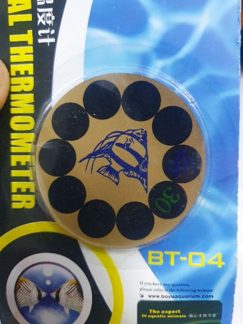 VÒNG TRÒN DÁN HỒ CÁ ĐO NHIỆT ĐỘ HIỆN SỐ BOYU BT04