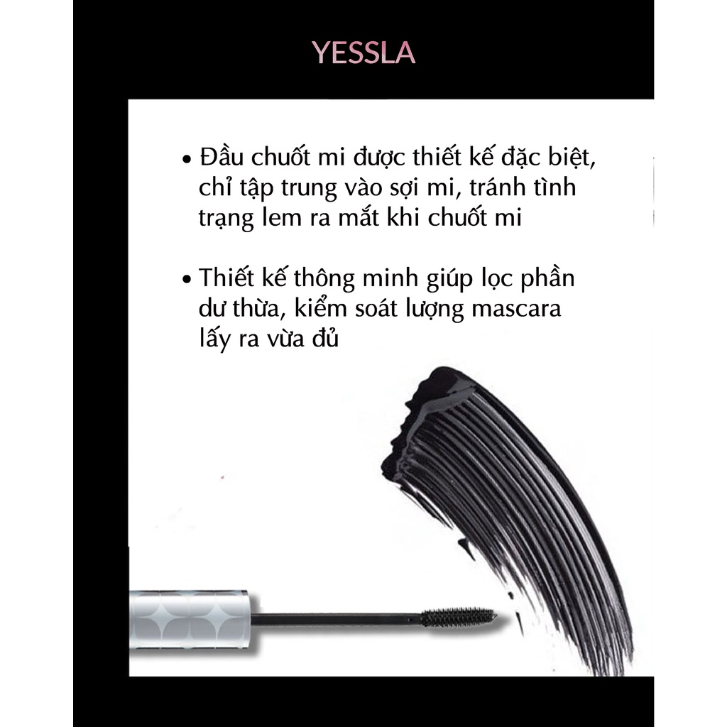 PIARA - Mascara tơi mi chống nước chống mồ hôi làm dài dày giữ cong mi