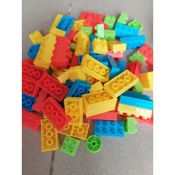 lắp ghép lê gô  đồ choi cân (1kg)