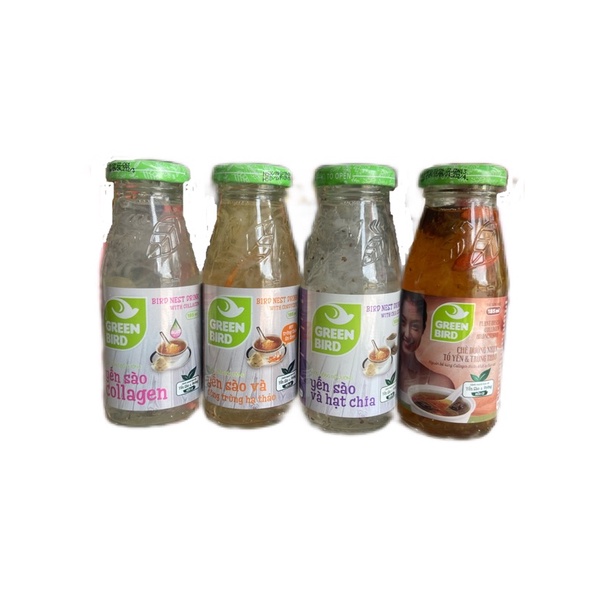 Yến Sào Green Bird chai 185ml Lấy lại thanh xuân cho chị em phụ nữ