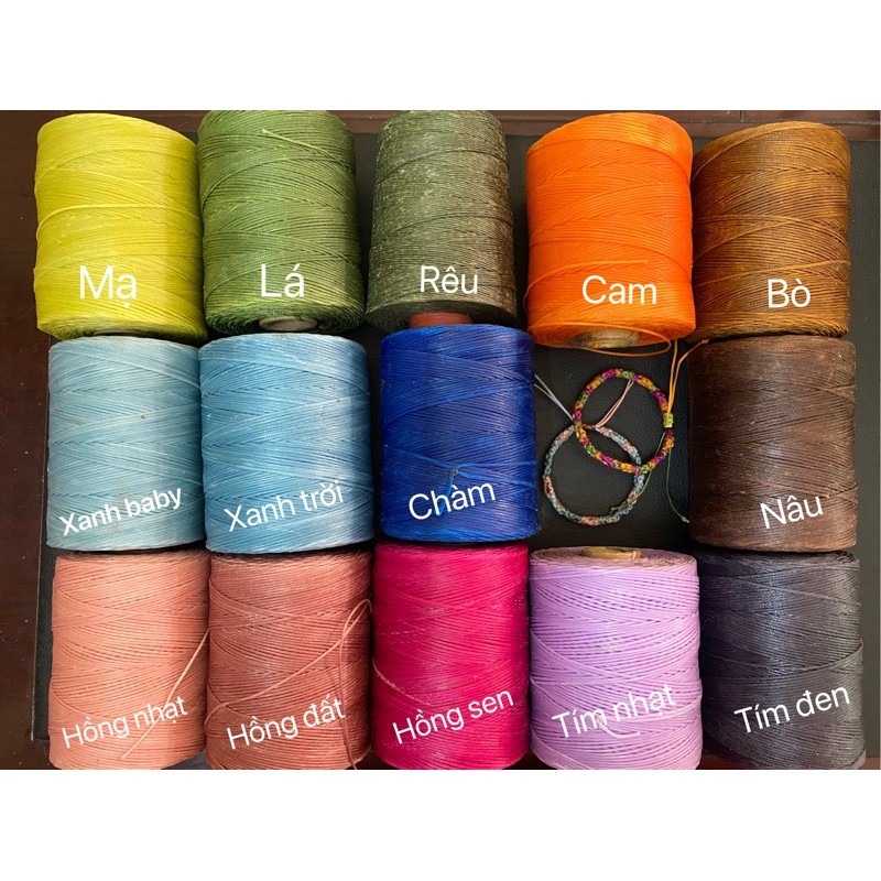 Dây chỉ sáp thắt vòng 1.2mm không thấm nước