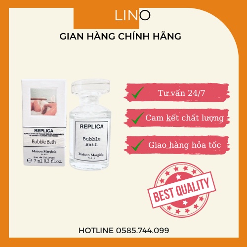 Nước hoa mini unisex Replica Bubble Bath EDT 7ml full box