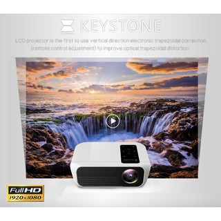 Máy chiếu mini xem phim xem bóng đá Full HD 3000Lumens