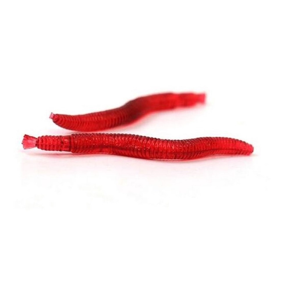 50 Mồi Giun Giả Câu Cá Mềm Phát Sáng Trong Đêm