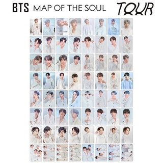Bộ 8 tấm thẻ in ảnh chụp thành viên nhóm nhạc BTS kích thước 7"