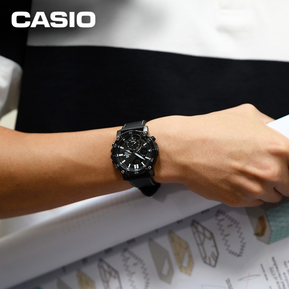 Đồng Hồ Nam Casio Dây Da Chính Hãng EDIFICE ECB-20CL-1ADF