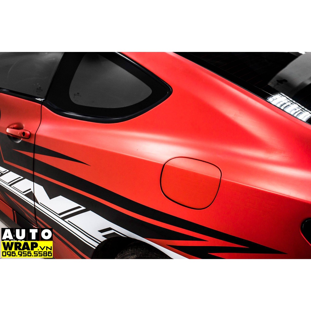 Tem họa tiết xe Genesis Racing - Tem họa tiết ô tô Huyndai, tem dán sườn xe thể thao