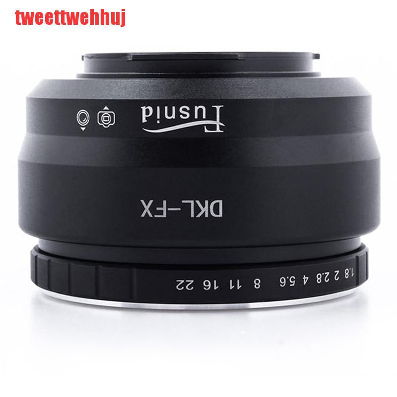 Bộ Chuyển Đổi Ống Kính Máy Ảnh Dkl-Fx Voigtlander Bessamatic Retina Thành Fx X-Pro1