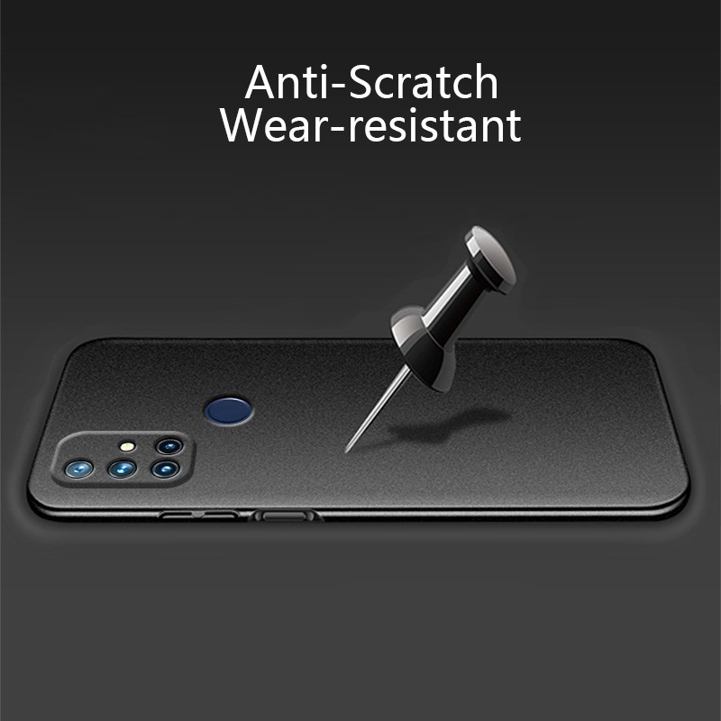 Ốp điện thoại TPU đá cát mềm nhám mỏng cho Oneplus Nord N10 5g