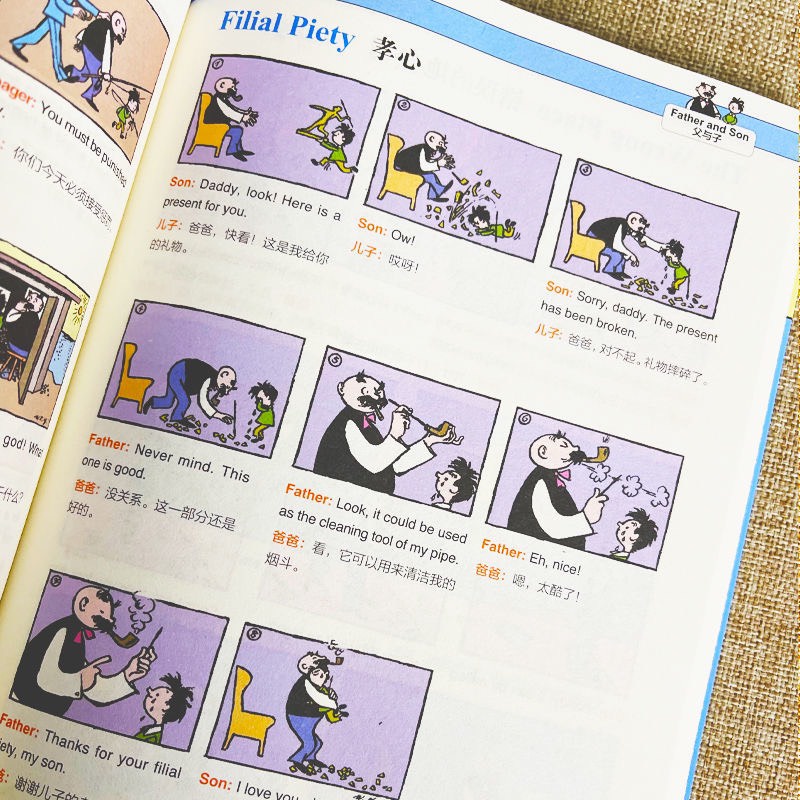 Sách-Song ngữ trung anh Cha và Con