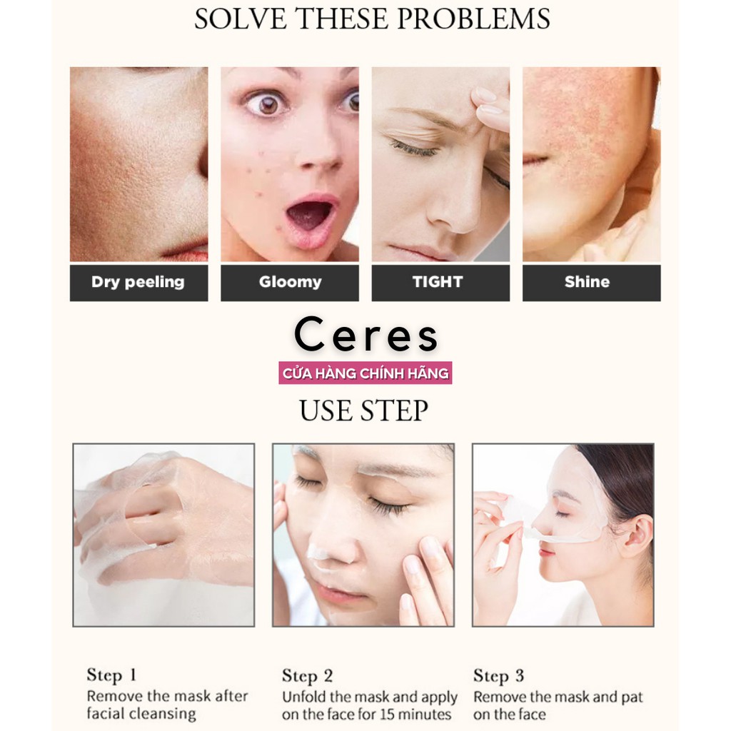 Mặt nạ giấy trái cây dưỡng da rainbow Bisutang mask cấp ẩm trắng da | BigBuy360 - bigbuy360.vn