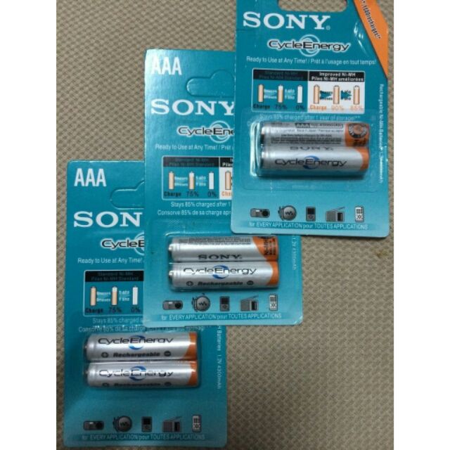 Pin sạc AAA Sony dung lượng 4300 mah