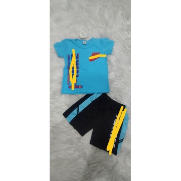 Bộ tay ngắn quần đùi thun cotton 4 chiều cho bé trai (size nhí)