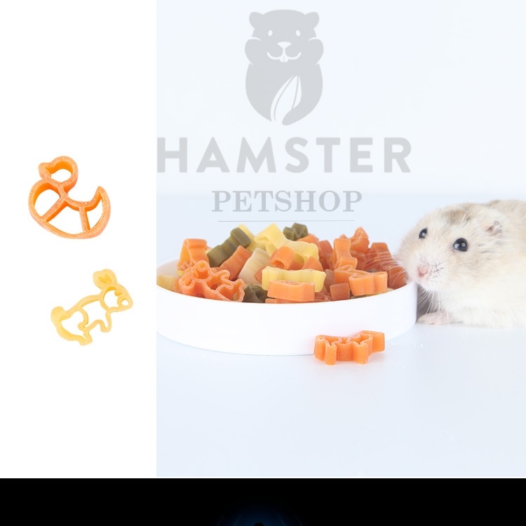 Kẹo làm sạch răng hình thú cho Hamster, thỏ, sóc ,  nhím , chinchillas, chuột lang và các vật nuôi nhỏ khác