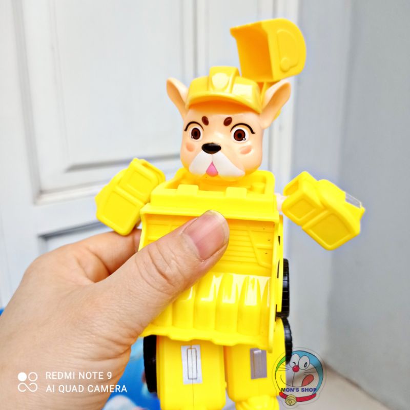 Đồ chơi set 4 chó cứu hộ paw patrol biến hình