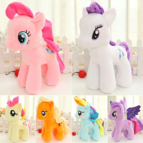 Thú nhồi bông nhân vật My Little Pony dễ thương màu sắc cầu vồng