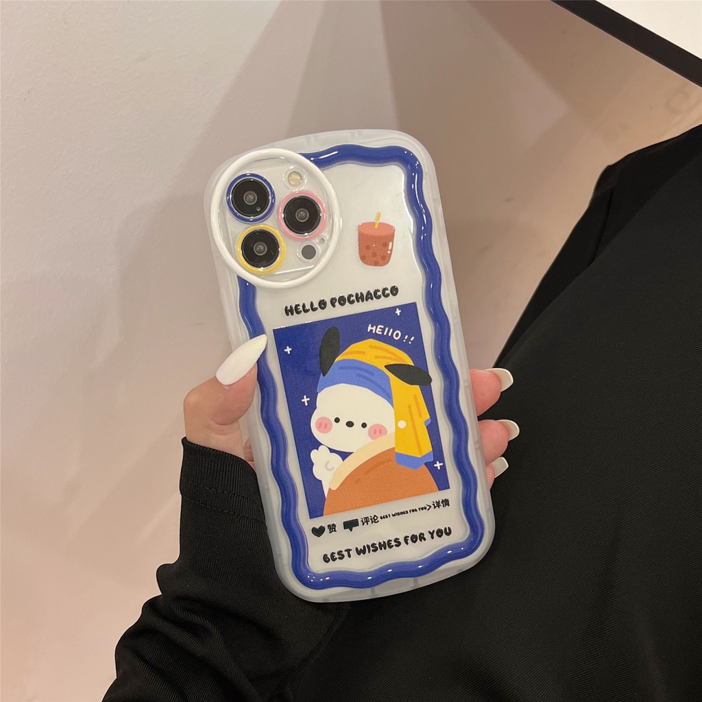 Ốp ĐiệN ThoạI HọA TiếT Chó HoạT HìNh Cho iphone 11 12 13 Pro XS Max X XR