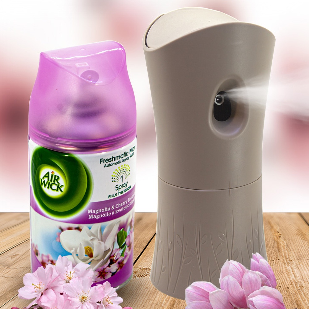 [15 Mùi Hương] Máy Xịt Thơm Phòng Tự Động Air Wick 250ml - tùy chọn mùi hương, máy sử dụng pin AA tiện lợi