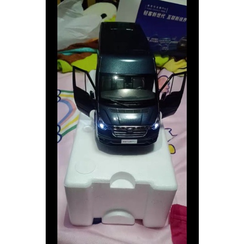 Xe mô hình For Transit V348 pro hợp kim 1:18