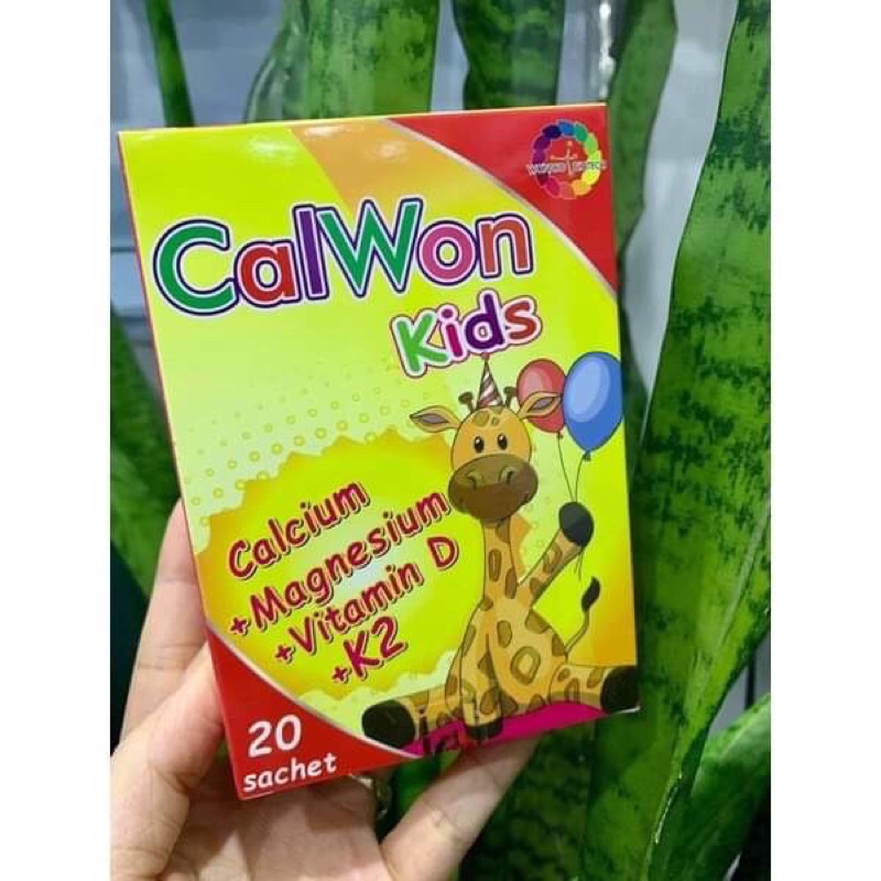 CalWon Kids Bổ Sung Canxi Hữu Cơ Cho Trẻ Hộp 20 Gói - TP016