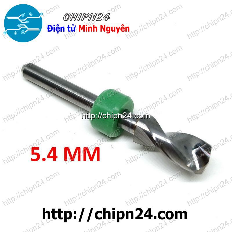 [1 CÂY] (DT1) Mũi khoan mạch in CNC 5.4mm (Mũi khoan mạch điện tử, Mũi khoan PCB)