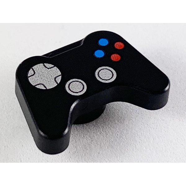 Lego máy chơi game cầm tay / 53118, 53118pb01: Minifigure, Utensil Video Game Controller with Silver Directional Pad