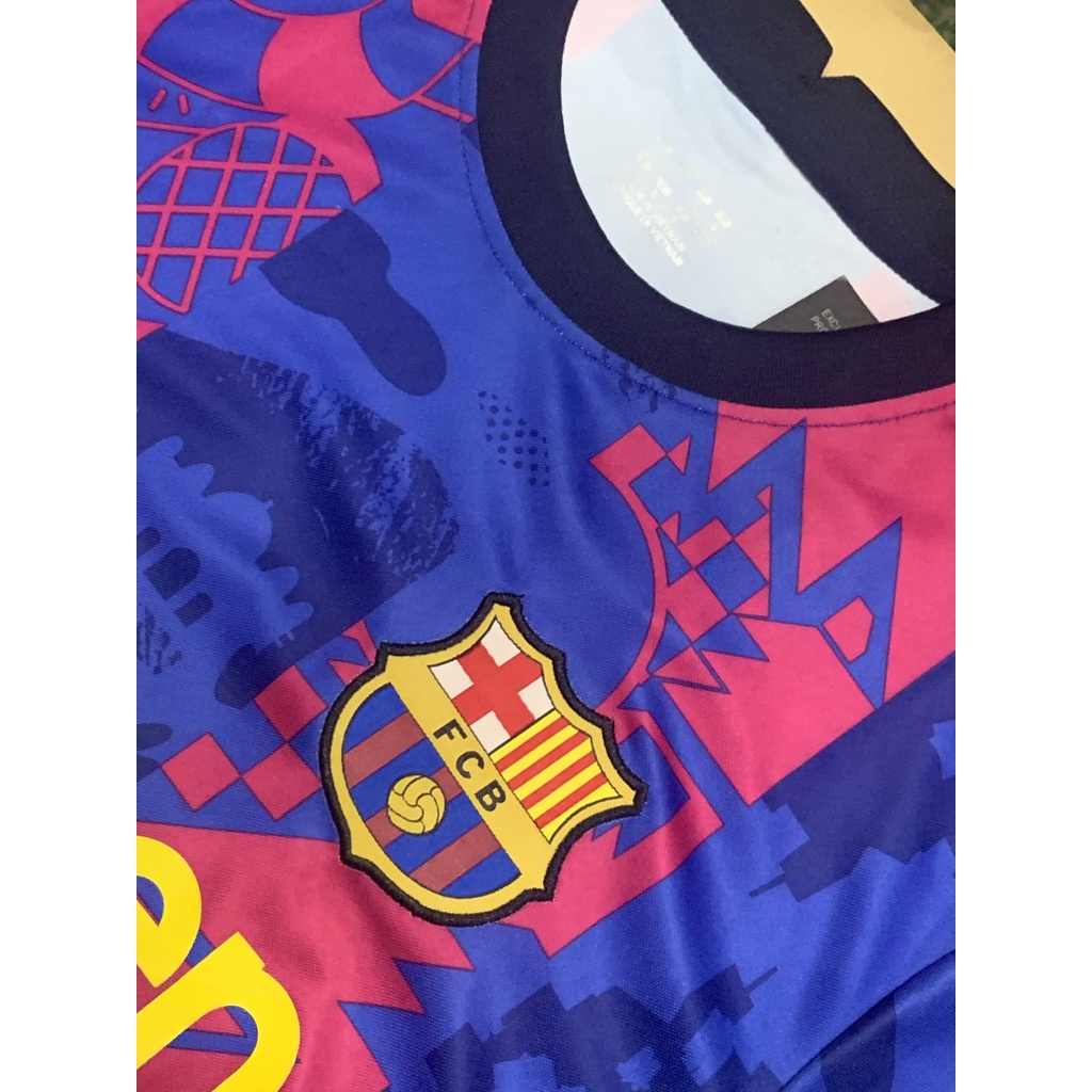 Quần Áo Bóng Đá Clb Barcelona 22-23, Bộ Quần Áo Đá Banh Barcelona Chất Vải Thái Cao Cấp Thoáng Mát Chuẩn Thi Đấu Đá Bóng