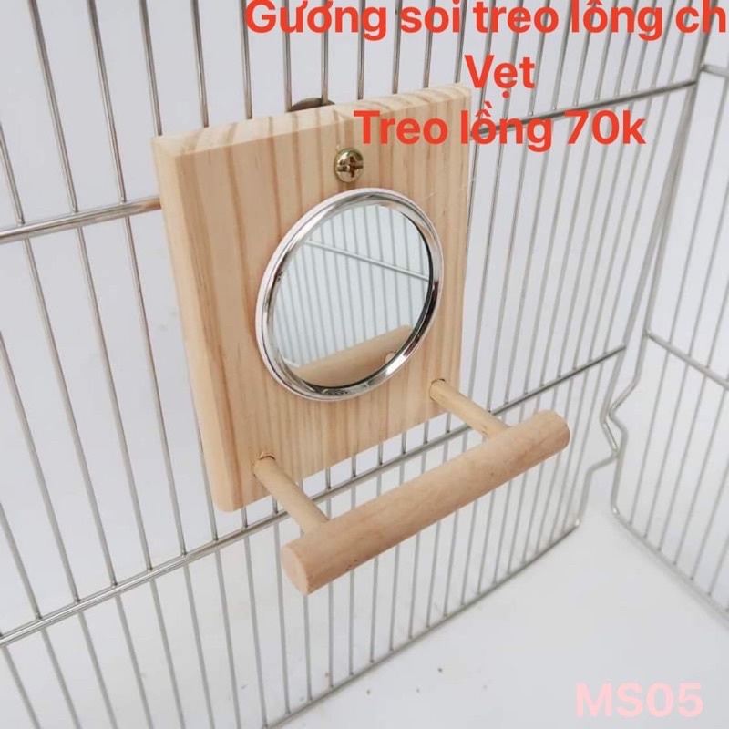 Gương soi treo lồng Vẹt