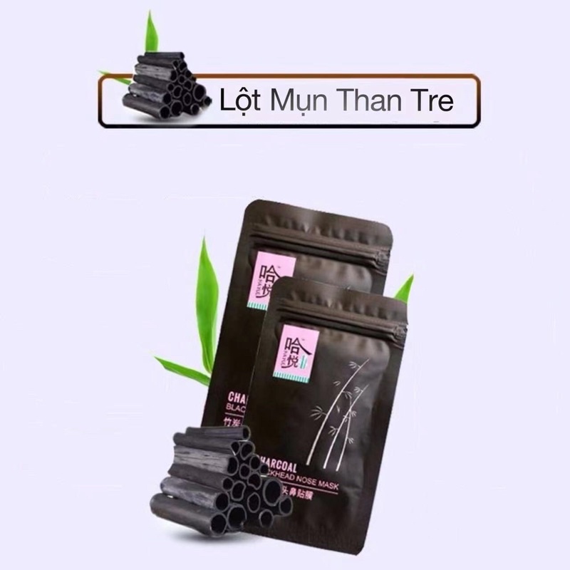 Miếng dán lột mụn HAYUE than tre hoạt tính làm sạch sâu giảm mụn đầu đen cho vùng mũi