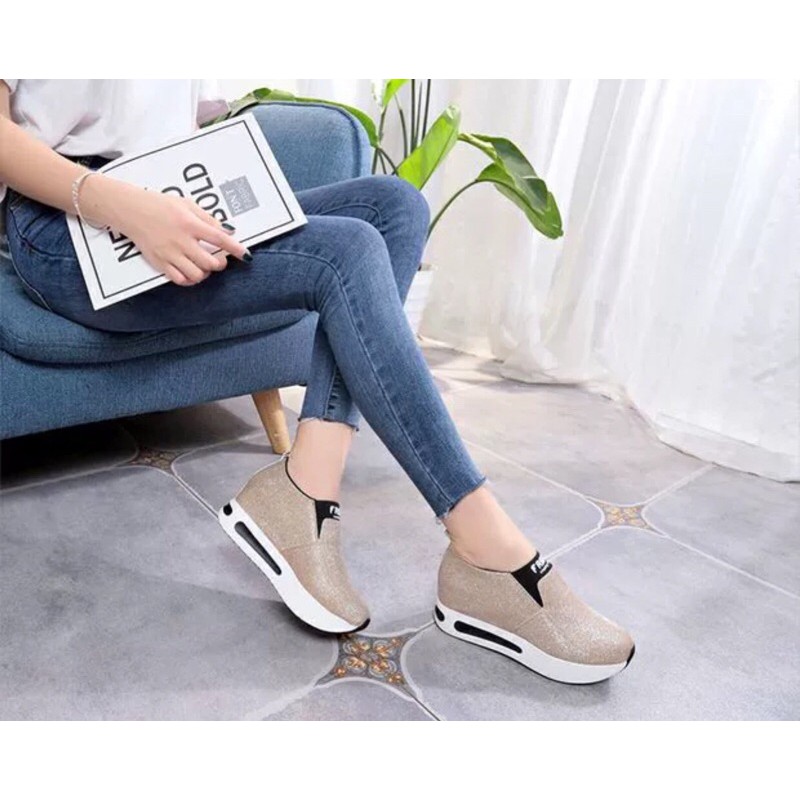 GIẦY ĐẾ ĐỘN NỮ NÂNG CHIỀU CAO 6CM SIÊU NHẸ ( HÀNG ORDER) +Video thật | BigBuy360 - bigbuy360.vn