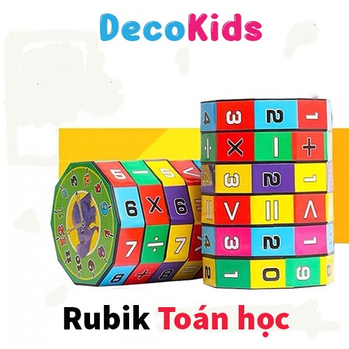 Đồ chơi rubik toán học giúp bé rèn luyện các phép tính hiệu quả