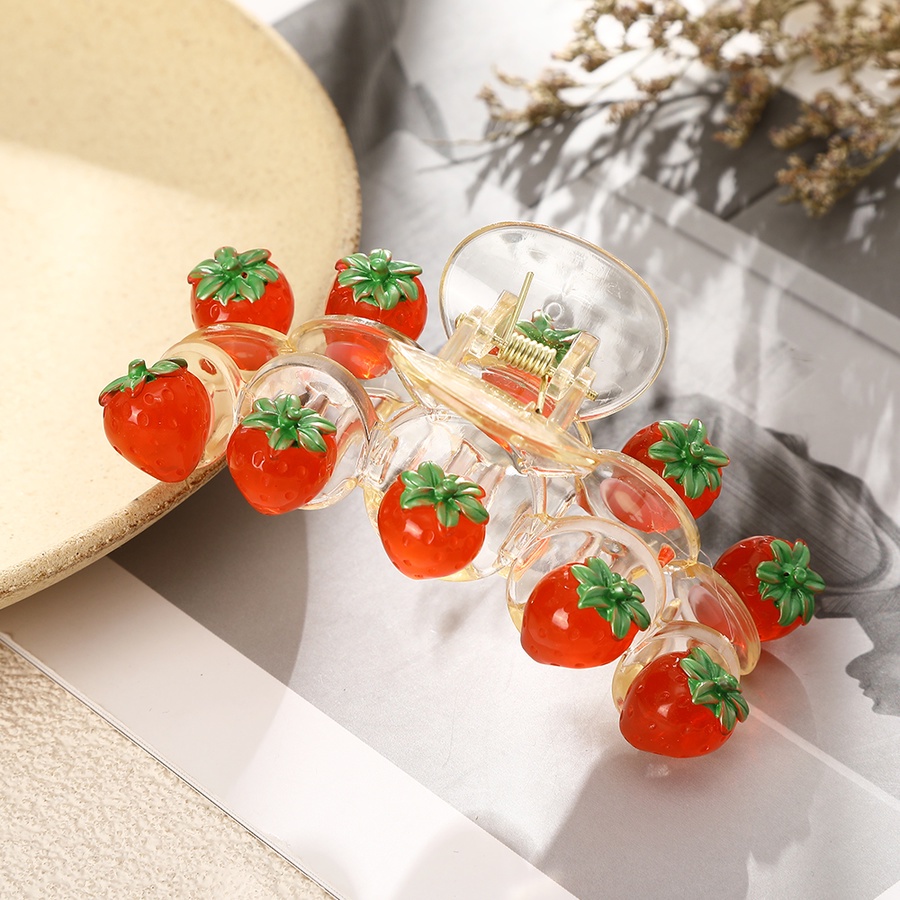 Kẹp Tóc Càng Cua 10cm Bằng Acrylic Trong Suốt Phong Cách Hàn Quốc Cho Nữ