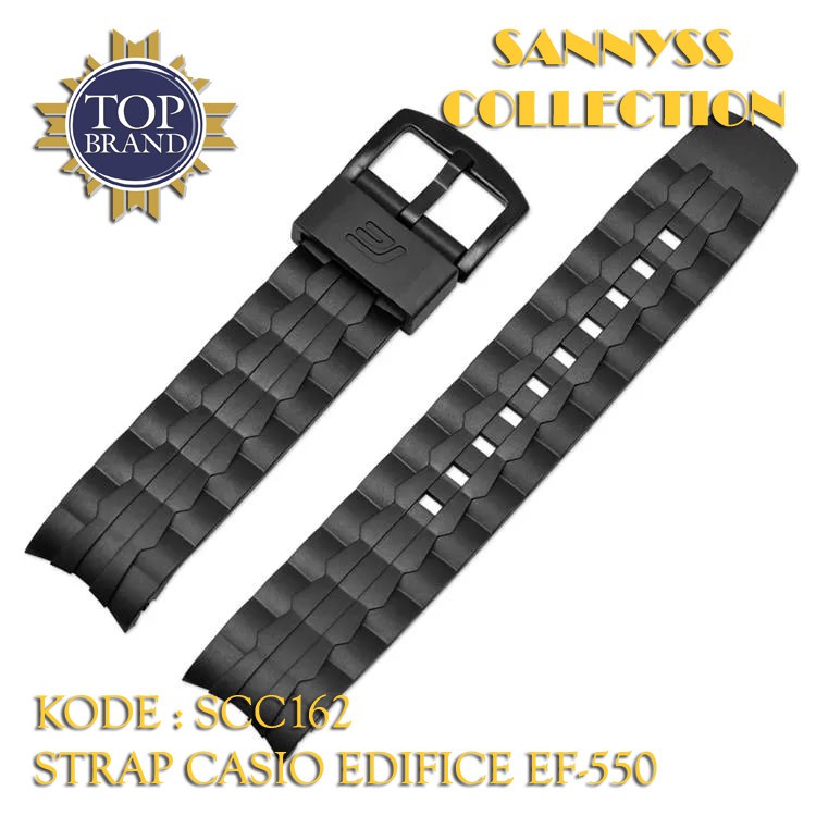 Dây Đeo Màu Đen Thời Trang Cho Casio Edifice Ef-550 - Ef 550 - Ef550 Oem
