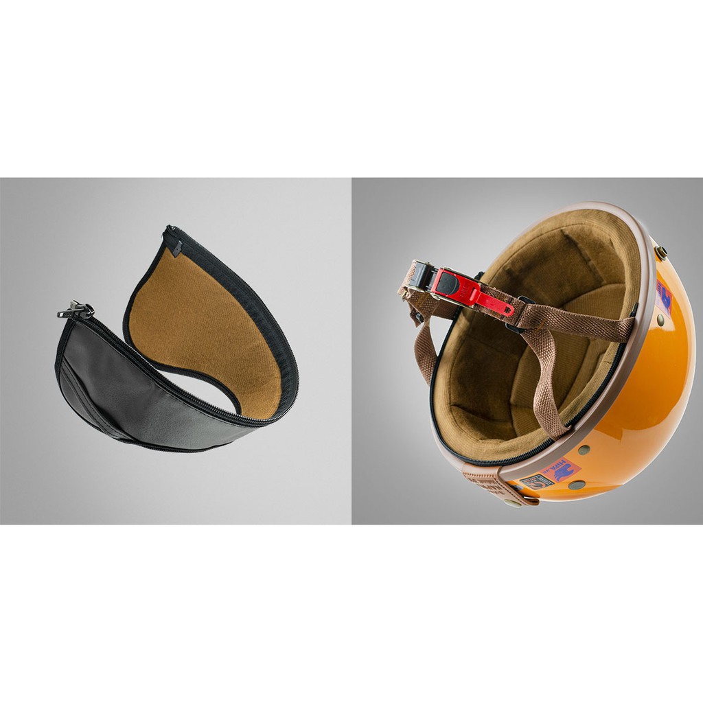 Mũ Bảo Hiểm Nữa Đầu Cho Xe Moto Napoli Haley N04 - Bảo Hành 12 Tháng Hàng Cao Cấp