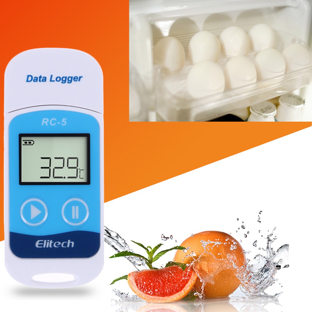 Thiết bị ghi lại dữ liệu nhiệt độ nội bộ mini kỹ thuật số IP67