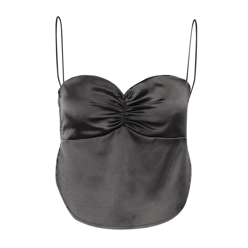 Áo Croptop Hai Dây Hở Lưng Gợi Cảm Cho Nữ