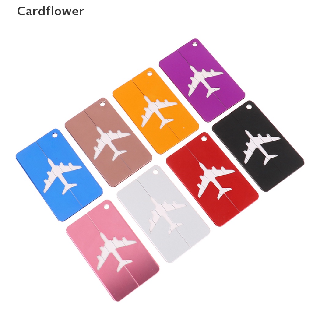 &lt; Cardflower &gt; Thẻ Gắn Hành Lý Du Lịch Bằng Hợp Kim Nhôm