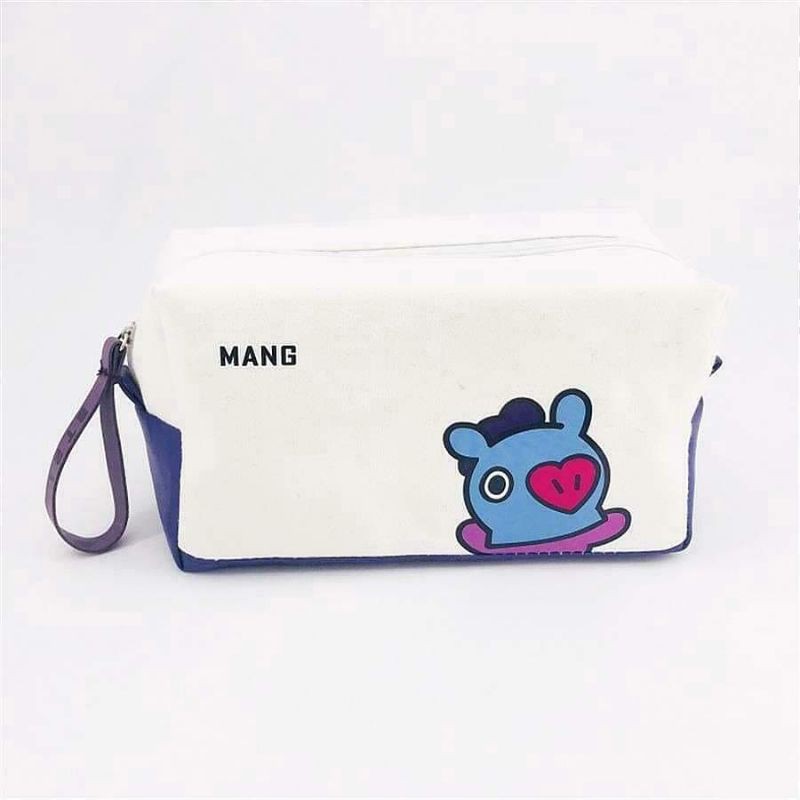 Túi bút BT21 (túi đựng đồ trang điểm BT21)